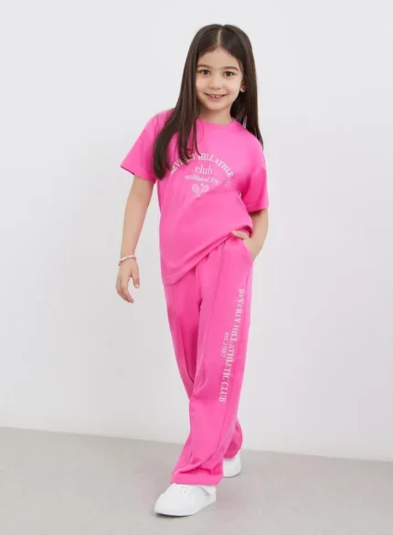 Graphic Print Oversized T-Shirt and Joggers Set